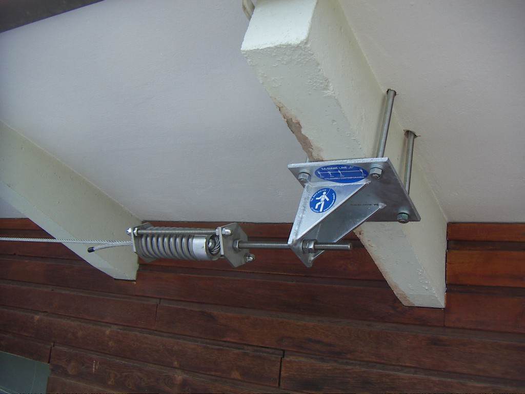 Anschlageinrichtung SA-SIANK Line C System für Dachvorsprung
